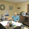 Bruce Townley opened his office on Main Street in Lockwood in 2001 after having started his crop insurance agency in 1999. (Photo by James McNary)