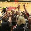 Miller Lady Cardinals celebrating the school’s first trip to the final four. (Photo by Gina Langston)