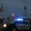 A Lawrence County Sheriff's cruiser leads the way during the annual Miller Lion's Club Christmas Parade last year. (Vedette file photo by James McNary)