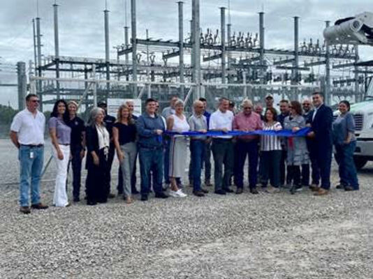 Liberty ribbon cutting of their new substation in Greenfield.  I appreciate Liberty for investing in this new substation here in Greenfield to increase reliability and efficiency to residents.